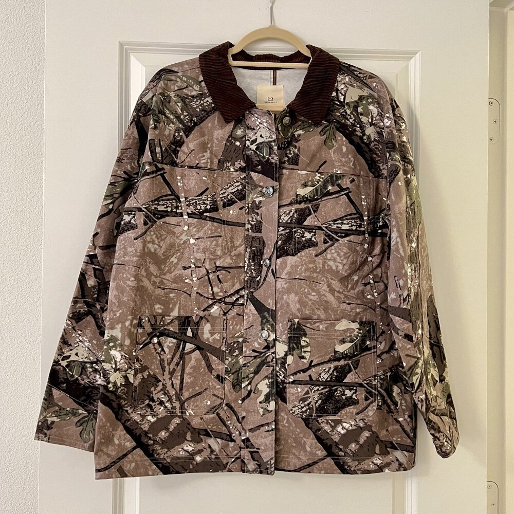 Thread Supply Camouflage Camo Barn Jacket Chore Coat, NEW